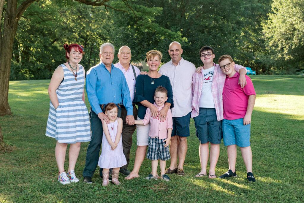 large family photo